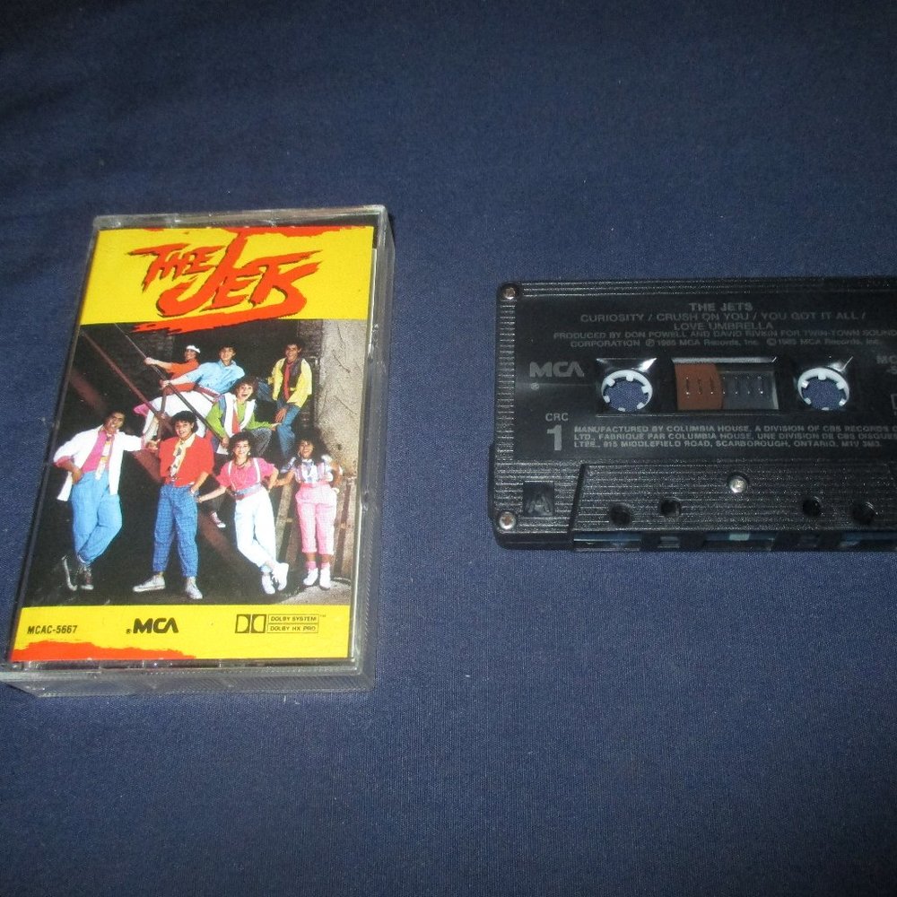 The Jets (self titled album) on cassette (MCA Records Canada, 1985)
